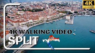 Split, Croatia 4K walking tour,