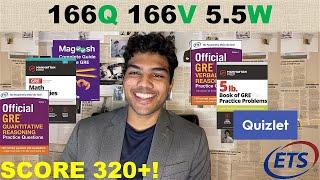 HOW I STUDIED FOR THE GRE! | EXACTLY WHICH BOOKS TO USE (SCORE 332)