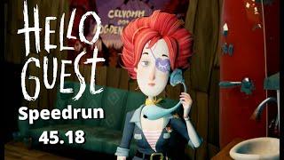 Hello Guest Speedrun 45.18 (Alpha 1 demo)