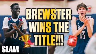 6'10" Guard Matas Buzelis Leads Brewster to a NEPSAC Championship  #1 Team in the Country⁉️