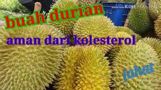 kabar menggembirakan buah durian tidak mengandung kolesterol jahat dan bagus untuk tubuh kita