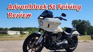 Advanblack St Fairing Review.  #lowriders #harleys #advanblack