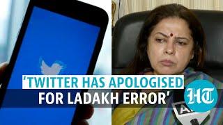 ‘Twitter has apologized for wrongly showing Ladakh in China’: Meenakshi Lekhi