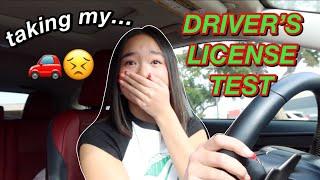 taking my DRIVER'S LICENSE TEST  Vlogmas Day 10!