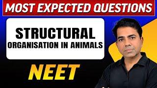 STRUCTURAL ORGANISATION IN ANIMALS : Most Expected Questions in 1 Shot | NEET