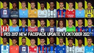 PES 2017 NEW FACEPACK UPDATE V3 OKTOBER 2022