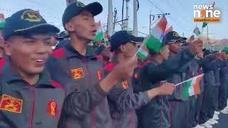 Indian Army holds ‘Tiranga Yatra’ from Col  Rinchen's Memorial to Hall of Fame in Leh | News 9 |