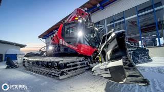 Pistenbullys im Einsatz! Snow groomers in action! Pistenbully 800 - 600. am Hintertuxer Gletscher 24