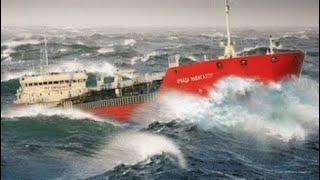 TOP 10 BIG SHIPS OVERCOME HORRIFIC WAVES IN STORM! SHIPS LAUNCHES COMPILATION