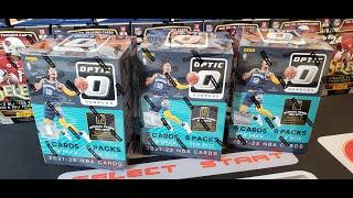 New Retail Product Release 2021-22 Optic Basketball Blaster Box! New Intro! Plus a Purple Ja!