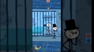 Stickman in Jail Part 24 #shorts #shortsvideo #short #funny |  Mango Tv..