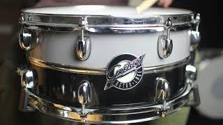 Gretsch Retro-Luxe Pewter/Black Snare Drum 6.5x14