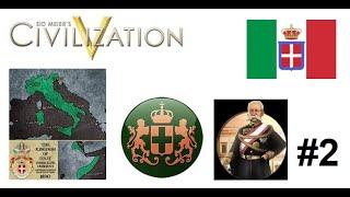 Let's Play CIV V G&K as Umberto I of Italy: Episode Two: Italy vs Austria-Hungary