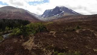 Ben Nevis Scotland, drone 4k