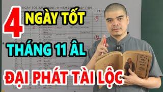 4 Ngày Tốt Tháng 11 Âm Lịch Năm 2024 Tốt Mọi Việc: KHAI TRƯƠNG, CƯỚI HỎI, NHẬP TRẠCH, MUA XE....