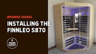 FINNLEO INFRARED S870 SAUNA INSTALLATION