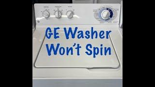 Why Your GE Washer Isn't Spinning (And How to Fix It)