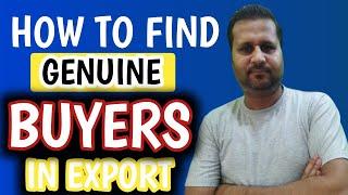 How to find buyers for export for free || Genuine Buyer in the International Market || Export buyers