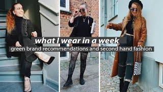 WHAT I WEAR IN A WEEK // sustainable fashion brands + second hand gems *spring weather*