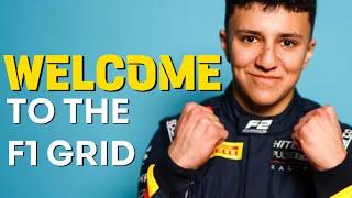 WELCOME TO THE F1 GRID Isack Hadjar - F1 #f1 #formula1