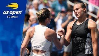 Kaia Kanepi's Historic Win Over Simona Halep - 2018 US Open