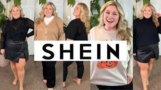 SHEIN FALL STAPLES + ELEVATED LOOKS | PLUS SIZE HAUL