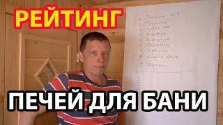 Мой РЕЙТИНГ печей для бани.