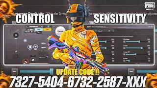 Pubg Mobile/BGMI 2024  Best Sensitivity Code and Control settings in Update 3.3