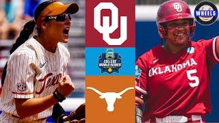 #2 Oklahoma vs #6 Texas | WCWS Winners Bracket | 2025 College Softball Highlights
