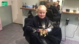 Lenn (9) doneert haar aan Haarwensen