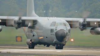 C130 Hercules Belgian AF ARR + DEP  at Norvenich AB