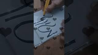 Name writting ️ Mithra ️#calligraphy #youtubefeeds #ytshorts #handwriting #art #lettering #mithra