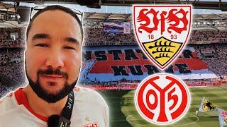 CHOREO VFB FANS  ABER LASSEN PUNKTE LIEGEN  VfB Stuttgart vs FSV Mainz 05 | Stadionvlog ️