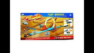 Children toys Speed Running Car with track