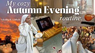 My Autumn Evening Routine | relaxing aesthetic, peaceful and cozy evening ️