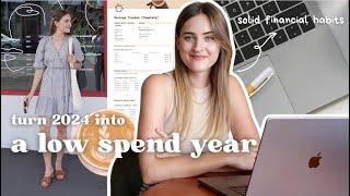 My tips & tricks for a LOW SPEND YEAR in 2024  saving money & no impulse shopping