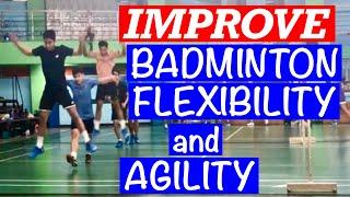 IMPROVE BADMINTON FLEXIBILITY AND AGILITY- A routine of Jogging with Exercises #badmintontraining