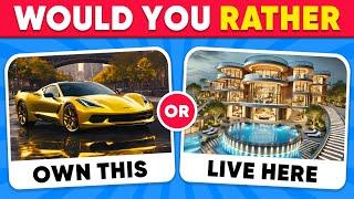 Would You Rather...?  Luxury Life Edition | Quiz Kingdom