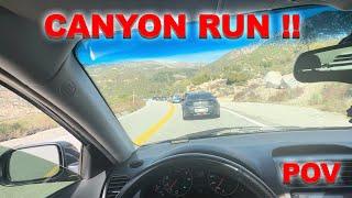 I TOOK MY TSX TO A CANYON RUN !! POV