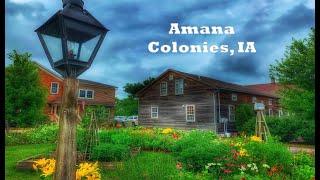 Amana Colonies, IA: Wandering Walks of Wonder Slow TV Walking Tour 4K