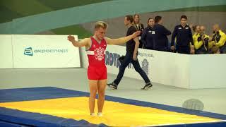 AFANASEV Vadim (RUS) - 2018 Trampoline Worlds, St. Petersburg (RUS) - Qualification Tumbling R2