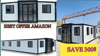 Amazon Tiny House sale  with  Bedroom And kitchen own a home for just $1899.99