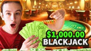 $1,000 On Live Blackjack in Las Vegas!