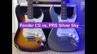 PRS Silver Sky vs.  My Fender CS Wildwood 10