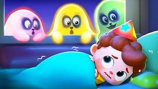 Monster Bedtime Song | Monster in the Dark | Nursery Rhymes & Kids Songs | BabyBus