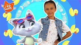 Che gattone puzzolone - Tutorial di danza per bambini  | Balla con 44 Gatti!