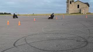 Gymkhana GP 2023 stage2 Liza Morozova Honda CB 600s heat1