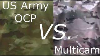 Camouflage effektiveness test: Multicam vs OCP