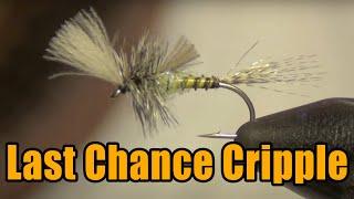 Last Chance Cripple Fly Tying - Rene Harrop Fly Pattern