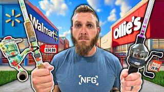 $100 Walmart vs Ollie's BUDGET Fishing Challenge (which is BEST??)